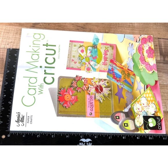 Card Making With Cricut Craft Instruction Book By Annies Attic Papercraft - Picture 5 of 6